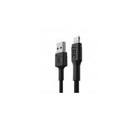 CAVO GREEN CELL Ricarica Lightning USB 0.3m per iPhone iPad Carica e Dati Nero KABGC24