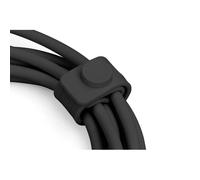 Cavo guaina silicone usb-c / usb-c 0.5m usb 3.2 gen2 10g 4k 100w nero