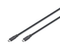 Cavo guaina silicone usb-c / usb-c 1m usb 4.0 gen3 40g 240w 8k nero