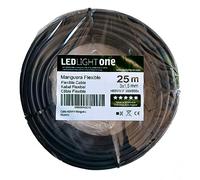 Cavo H05VV-F 3 x 1,5 mm 25 m (nero) Tensione di esercizio: 500v Temperatura massima di esercizio 70º. Cavi per installazioni fisse e mobili in ambienti domestici e uffici.