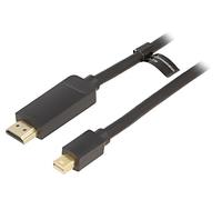 Cavo HAHBH maschio HDMI, mini connettore Displayport PVC L: 2 m nero VENTION