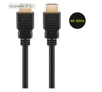 Cavo HDMI ad alta velocità con Ethernet 4K 60Hz 2.0 15 mt