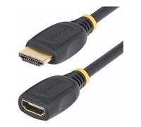 StarTech.com Cavo prolunga HDMI 2.0 da 50cm, cavo HDMI ad alta velocità 4K 60Hz, cavetto HDMI da maschio a femmina, M/F