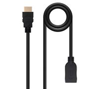 CAVO HDMI 2.0 PROLUNGATORE A/M-A/H, 3M NERO NANOCABILE. Goditi immagini nitide e audio surround con questo cavo di alta qualità, ideale per i tuoi dispositivi multimediali.