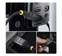 StarTech Cavo HDMI Intrecciato Ultra Flessibile da 2m, 4K 60Hz, HDR10