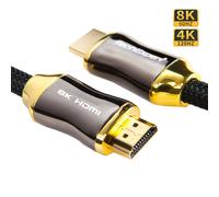 Cavo HDMI 2.1 4K 120Hz 8K 3 metri compatibile HDR UHD ARC 48Gb/Sec. TechExpert