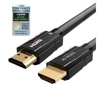 Cavo HDMI 2.1 8K certificato 5FT, 48Gbps Ultra High Speed HDMI Cavo, supporta 8K@60Hz 4K@120Hz HDCP 2.2&2.3 eARC HDR Dolby compatibile con PS5 Xbox Series X Nintendo Switch Roku TV Laptop Monitor
