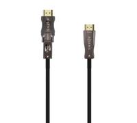 AISENS - A153-0646 - Cavo HDMI V2.1 AOC staccabile ultra alta velocità 8K@60Hz 4K@120Hz 4:4 48Gbps, A/M-D/A/M, nero, 30m