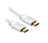 Cavo HDMI 2.1 con connettori oro 8K e 3D, bianco