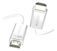 Cavo HDMI 2.1 in fibra ottica 3m bianco 8K@60Hz 4K@120Hz 48Gbps HDR dinamico eARC HDCP 2.2/2.3 3D, compatibile con RTX 4090, RX 7900 XTX, monitor, PS5, soundbar