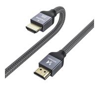 Cavo HDMI 2.1 intrecciato, resistente e durevole, compatibile con risoluzioni 8K