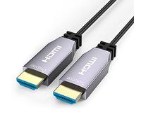 Cavo HDMI 30,5 m/fibra ottica ad alta velocità 18Gbps UHD 4K HDMI cavo/supporto 4K @60Hz,4:4,HDCP2.2,HDR10,ARC,3D,Dolby Vision, HEC,One Direction
