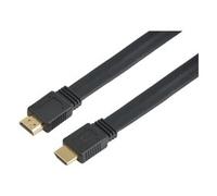Cavo HDMI 4K con Ethernet Piatto Black 0,5m ICOC HDMI2 FE 005TY