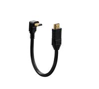 Cavo HDMI 4K, corto HDMI 90 gradi verso il basso angolo e verso l'alto cavo adattatore compatibile con TV Stick, Roku Stick, PS5, PS4, Xbox360, 30 cm (angolo superiore)