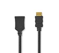 Cavo Nedis HDMI ™ ad alta velocità con Ethernet / spina HDMI™ / uscita HDMI™ / 4K@60Hz / ARC / 10,2 Gbps / 1,00 m / rotondo / PVC / nero / etichetta