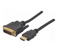 Cavo HDMI A - DVI 2m Cavo per collegare insieme i dispositivi HDMI e DVI