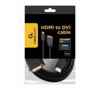 Gembird 5m, HDMI/DVI, M/M DVI-D Nero