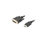 HDMI LANBERG Maschio/DVI-D 18 + 1 collegamento singolo maschio 1.8m nero