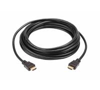 ATEN Cavo HDMI ad alta velocità con Ethernet – 15 m - 15 m - HDMI tipo A (Standard) - HDMI tipo A (Standard) - 4096 x 2160 Pixel - Compatibilità 3D - Nero