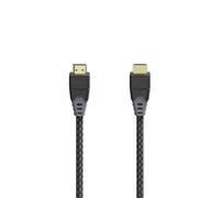 Cavo HDMI ad alta velocità, maschio-maschio, 8K, Ethernet, Text., dorato, 1,5 m