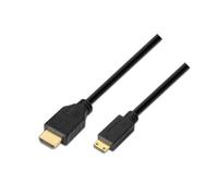 Cavo HDMI AISENS A119-0115 Mini HDMI 3m 10,2 Gbps 2160p Nero Professionale
