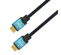 Aisens Cavo HDMI 2.0 Premium 4K 60Hz 18Gbps Maschio/Maschio 3m Nero/Blu