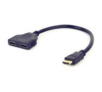 Cavo HDMI CABLEXPERT Passive dual port Black DSP 2PH4 04