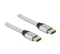 Cavo HDMI Delock 48 Gbps 8K 60 Hz 3 m Argento