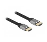 Cavo HDMI Delock Ultra Alta Velocità 48 Gbps 8K 60 Hz 1 m Grigio