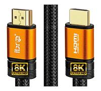 Cavo HDMI di Orange IBRA 2.1 Cavo 8K ultra veloce a 48 Gbps | Supporta 8K@60HZ,4K@120HZ,4320p,compatibile con Fire TV, supporto 3D, funzione Ethernet, 8K UHD, 3D-Xbox PlayStation PS3 PS4 PC ecc- 1.5M