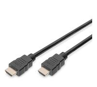 Cavo HDMI digitus 2 metri, cavo HDMI tipo A standard colore nero, cavo HDMI AM/AM