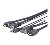 Cavo HDMI e VGA - VivoLink - PROVGAHDMIFLY3 - 3m - Connessione Volante - Alta velocità
