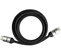 Ekon Schornsteine Cavo HDMI 2.0 ECVHDMI18METG metallo 1,8 m Nero Alta velocità Ethernet
