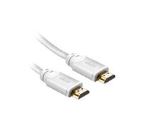 Cavo HDMI 2.1 con connettori oro 8K e 3D, bianco