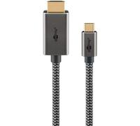 Cavo HDMI Goobay 75701 USB-C 3 m 4K 60Hz Alluminio