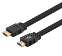 Cavo HDMI High Speed Ethernet Piatto 3m 4K@60Hz - Manhattan ICOC HDMI2-FE-030MH