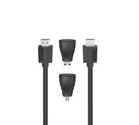 Cavo HDMI™ hte vit., Ultra-HD 4K, Ethernet, adattato da 1,50 m + 2. HDMI™