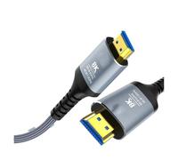 Cavo HDMI in fibra ottica 8K 8K60Hz 4K120 Cavo HDMI 2.1 HDR dinamico/eARC/HDCP 2.3, compatibile con LG, Samsung, Sony, TV/PS5/Blu-ray(50M-Fiber Optic)