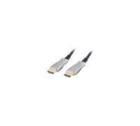 Lanberg Cavo HDMI V2.0 Ottico Maschio-Maschio 80 m Nero