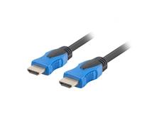 Cavo HDMI Lanberg CA-HDMI-20CU-0045-BK 4,5m 3D ARC Gold 6 Gbit/s Nero Blu
