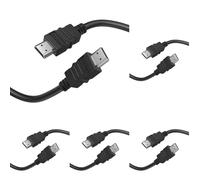 Cavo HDMI M/HDMI M, Hdmi High Speed, 1,5 metri, Full HD, sfuso (Confezione da 5)