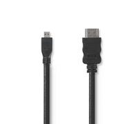 CAVO HDMI NEDIS ad alta velocit con Ethernet Connettore HDMI - Connettore micro HDMI 1,5 m Nero