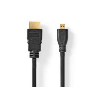 Cavo HDMI Nedis CVGL34700BK15 1,5 m Tipo A a Tipo D 3D 10,2 Gbps Nero