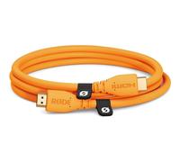 Cavo HDMI rosso da 1,5 m arancione