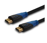 Cavo HDMI Savio CL-02 1,5 m Nylon 4K 18Gbps ARC Blu Nero