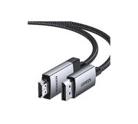 UGREEN Cavo unidirezionale da DisplayPort a HDMI 4K a 60 Hz, da DP 1.2 a HDMI 2.0, HDR, in alluminio, intrecciato, convertitore da DP a HDMI, compatibile con monitor, proiettori, Dell, Lenovo (1 m)