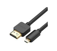 CAVO HDMI UGREEN HD127, micro a 2, 1 m, alta velocità, 4K, placcato oro