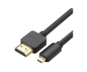 CAVO HDMI UGREEN HD127, micro a 2, 1 m, alta velocità, 4K, placcato oro
