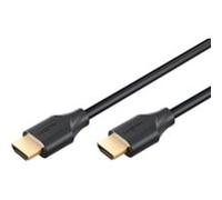 goobay Cavo HDMI Ultra96 16 K 96 Gbit/s, fino a 12 bit di profondità di colore, per videoproiettore TV - compatibile con PlayStation 5, Xbox Amazon Fire TV, Apple TV - 1 m nero - 80091