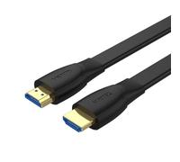 Cavo HDMI Unitek C11063BK-1M 1m 18Gbit/s HDR10 Nero Flat Placcato Oro